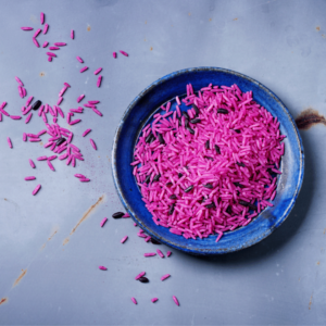 arroz rosa