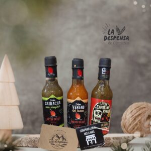 Caja 3 salsas picantes