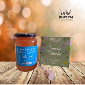 Cajita infusión y miel